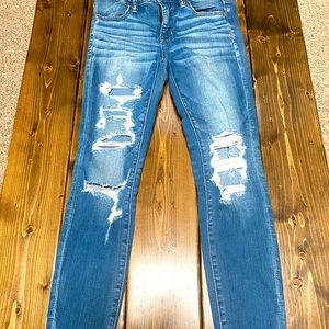 Size 8 ae jeans never worn skinny high rise